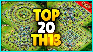 NEW BEST TH13 BASE WAR/FARM Base Link 2023 (Top20) Town Hall 13 Trophy Defense Base (Clash of Clans)