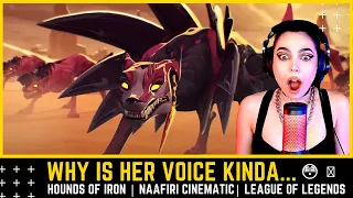 Dinka Kay REACTS: HOUNDS OF IRON | Naafiri Cinematic - League of Legends