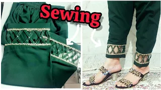 Sewing pants: the secrets of sewing a wonderful and beautiful pant leg (an easy way for beginners)