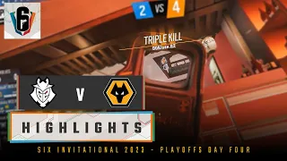 G2 vs WOLVES | Playoffs - Day Four | Six Invitational 2023