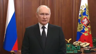 Владимир Путин - о военном мятеже в России