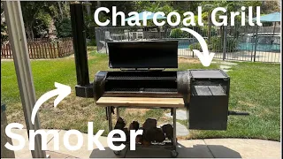 Best Backyard Smoker Build (Offset Smoker and Charcoal Grill Combo)