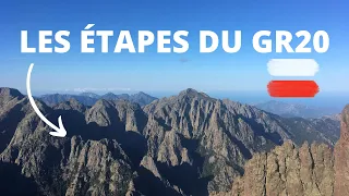 LES ÉTAPES DU GR20