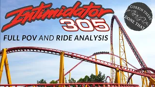 Intimidator 305 FULL POV and RIDE/ROW/SEAT ANALYSIS! Which row is the best?!