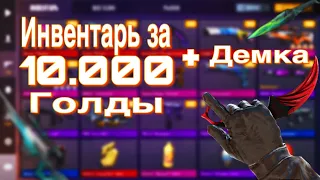 Собрал красивый инвентарь за 10.000 голды + Демка в союзники💜