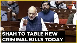 Amit Shah May Introduce New Criminal Law Bills, Along With Two Other Bills In Parliament Today