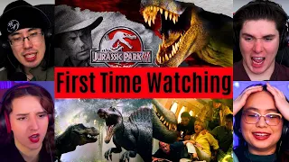 REACTING to *Jurassic Park 3* A NEW DINOSAUR?? (First Time Watching) Classic Movies