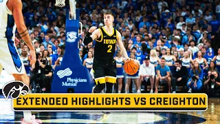 Iowa at Creighton | Extended Highlights | Big Ten Men's Basketball | Nov. 14, 2023