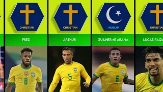 Religion of Brazil Football Players 🇧🇷 Muslim Christian Buddhism ☪️✝️🕉️