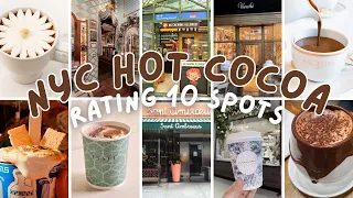 Christmas in New York: Rating 10 Hot Chocolate Spots in 2023 ☕