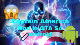 Captain America mod in GTA SA android