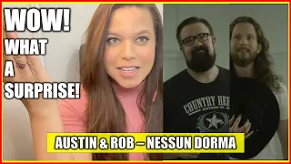 Nessun Dorma Reaction - Austin Brown and Rob Lundquist | MUSIC REACTION VIDEOS (Home Free Reaction)