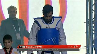 Moscow 2019 World taekwondo GP Final. Final M+80 MARDANI-IN