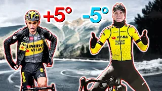 What SEPP KUSS WEARS for WINTER TRAINING RIDES