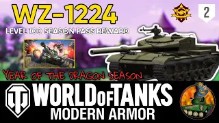WZ-1224 II Level 100 Season Pass Reward Tank II Year of the Dragon Season II WoT Console
