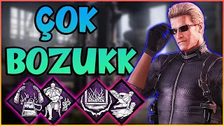 WESKER GELDİ (TEK VİDEO 2 BUILD) | DEAD BY DAYLIGHT TÜRKÇE