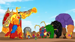 Rescue SUPER HEROES HULK & SPIDERMAN, BATMAN Vs SUPERMAN FIRE : Returning from the Dead SECRET-FUNNY