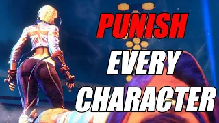 How to Punish 2 MOVES from EVERY Character in SF6