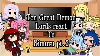 ✨•[Ten Great Demon Lords React To Rimuru]•✨{read description}(Part 2/2)