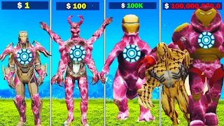 Upgrading $1 PINK ELECTRIC IRONMAN SUIT to $1,000,000,000 in GTA 5