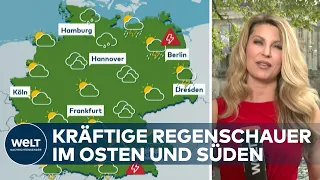 WETTER AM DIENSTAG: Sonnig im Westen - Nass im Osten und Süden | Wetteraussichten Deutschland