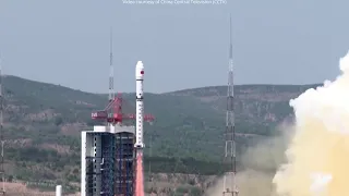 Long March-2D launches four Beijing-3C satellites