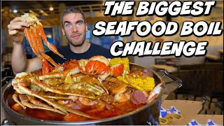 10LB SEAFOOD BOIL CHALLENGE | INSANE SEAFOOD BOIL | Almost Undefeated | Juicy Seafood | Man Vs Food