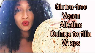 Vegan & Gluten-free Alkaline Quinoa tortilla wraps | Fat free | Medical Medium Approved | Corn-free