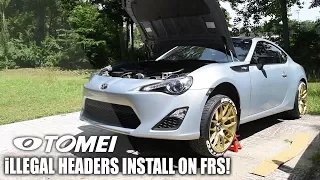 Scion FRS Exhaust Headers Install !! ( Tomei UEL Headers )