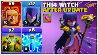 After Update Overgrowth Spell + Zap Witch Spam = UNSTOPPABLE !! Best Th14 Attack Strategy in Coc