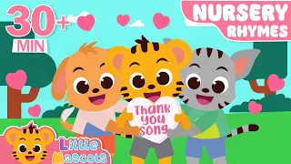 Thank You Song + Hickory Dickory Dock + more Little Mascots Nursery Rhymes & Kids Songs