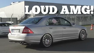 615HP Mercedes C55 AMG SUPERCHARGED SOUNDS!