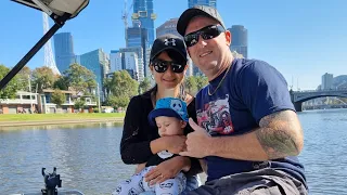 AIA Yarra river boat cruise to the city🇦🇺🇮🇩 | pelayaran sungai Yarra melihat kota melbourne🇭🇲🇮🇩