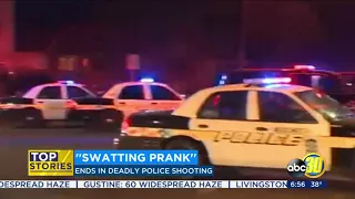Alleged prank 'swatting' call turns deadly with fatal police shooting of man