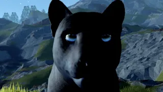 Hunting  Mule Deer as a Black Panther in Yellowstone Unleashed (Roblox)