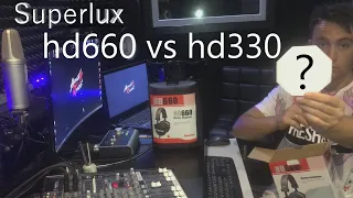 Распаковка наушников Superlux hd660 и сравнение с hd330 (интернет-магазин Розетка)