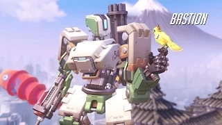 Overwatch | How to defend Kings Row - Bastion gameplay