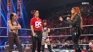 Becky Lynch y Damage Control en el ring - WWE RAW 16 de Enero 2023 Español Latino