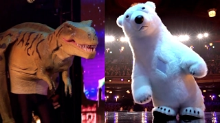 A Dinosaur and A Polar Bear Perform on BGT Stage and Get Through! What A Time To Be Alive!!