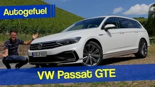 VW Passat GTE REVIEW PHEV facelift 2020 - Autogefuel