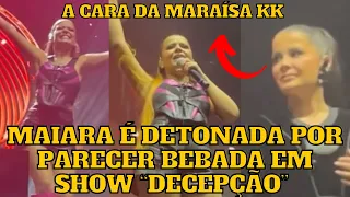 Maiara é DETON4DA na web por parecer B3BADA em show em Florianópolis “DECEPÇÃO”