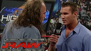 Randy Orton Meets Jake "The Snake" Roberts & RKO's Him RAW Mar 14,2005