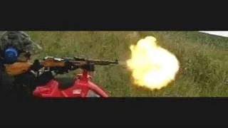 Mosin Carbine fireball filmed at 1200 frames per second