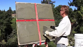 Stucco samples how to make them.