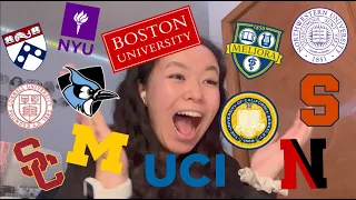 2022 College Decision Reactions | 20+ Schools (Ivies, UCs, Johns Hopkins, USC, T20s, and more!)