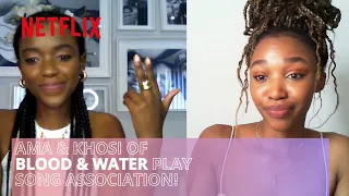 The Cast Of Blood & Water Play Song Association | Blood & Water Season 2 | Netflix