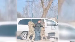 Violent Videos Raise Questions About Ukrainian Military Recruiters