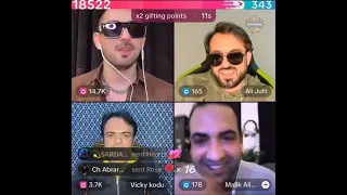 Mr patlo vicky kodu vs Ali jutt Very Funny Live Tiktok Match