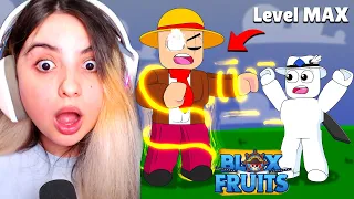 FINALMENTE ESSE DIA CHEGOU! CHEGUEI no NIVEL MÁXIMO do BLOX FRUITS e GANHEI ISSO...