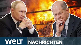 UKRAINE FÜRCHTET KÄLTEWINTER: Scholz wirft Putin "Taktik der verbrannten Erde" vor I WELT Newsstream